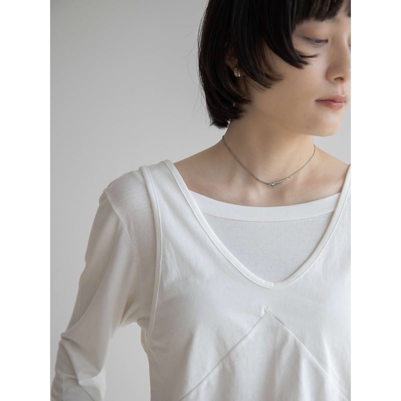 予約販売》unique layered tops/2colors_nt2018 | NOKCHA