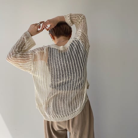 《予約販売》mesh loose knit/3colors_nt0921