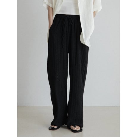 《予約販売》jacquard lacy pants/2colors_np1111