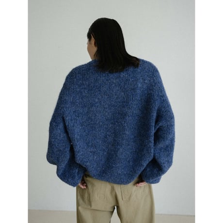 《予約販売》melange mannish knit/2colors_nt2436