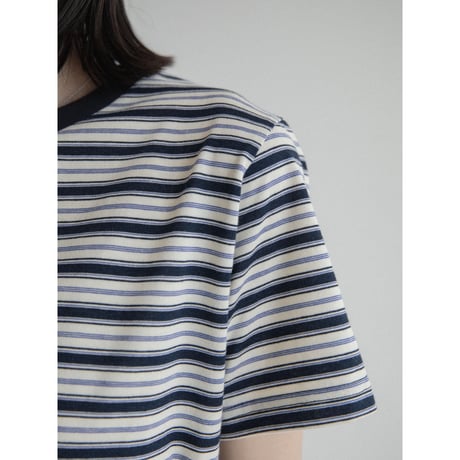 《予約販売》accent color border tee/2colors_nt2310
