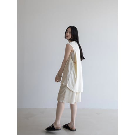 《予約販売》material lib half pants/2colors_np1010