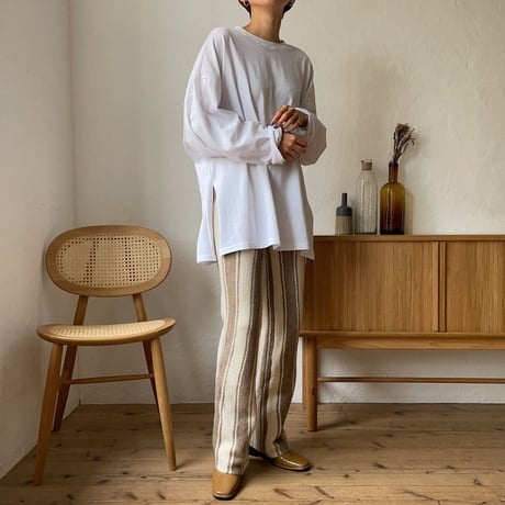 《予約販売》slit over simply tee_nt0817