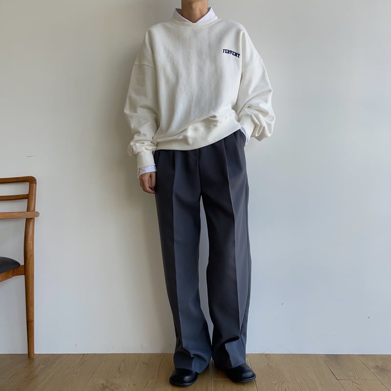 予約販売》mannish botan pants/2colors_np0742 | NOKCHA 予約販売》mannish botan pants/2colors_np0742 | NOKCHA