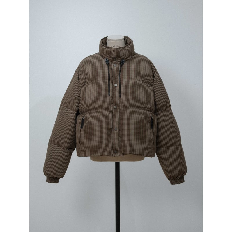 NOKCHA original】mannish down jacket/check_no04