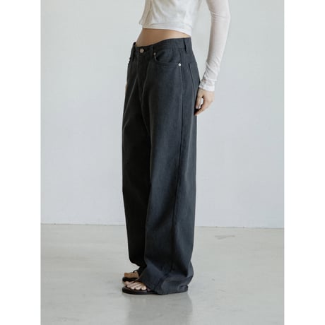 《予約販売》twill wide straight pants/2colors_np1259