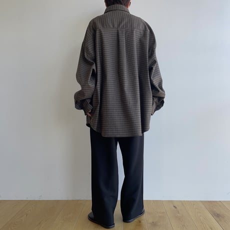 《予約販売》check over mannish shirt/2colors(unisex)_nb0208