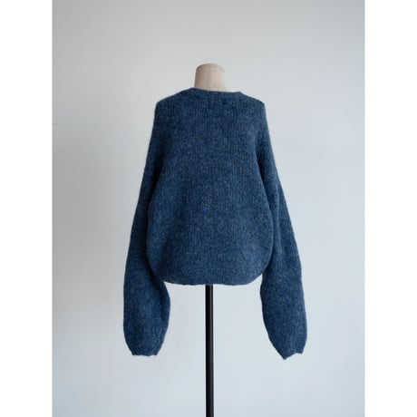 《予約販売》melange mannish knit/2colors_nt2436