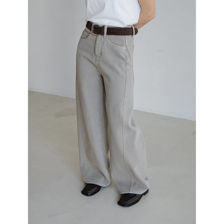 《予約販売》belt set warm twill pants/2colors_np1201