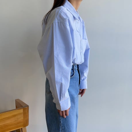 《予約販売》stripe over shirt/2colors_nt1272