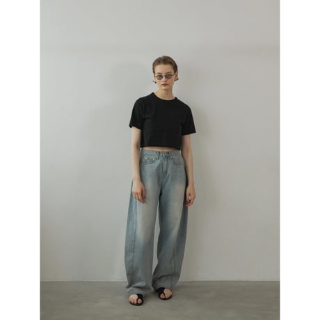 【NOKCHA original】pigment damage minimal tee/2colors_nt2297