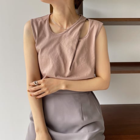 【nokcha original】lady daily tanktop/3colors_nt0948