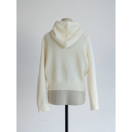 《予約販売》henley neck raglan knit hoodie/2colors_nt2458