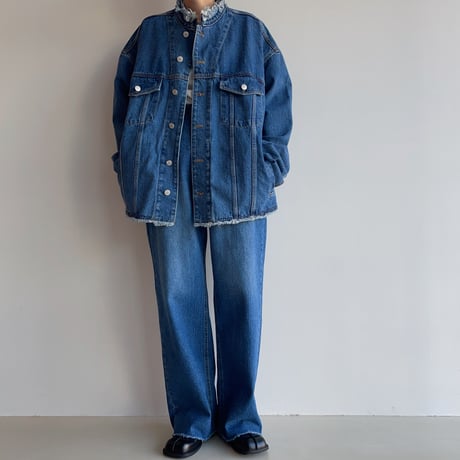 《予約販売》crash denim jacket/2colors_no0356