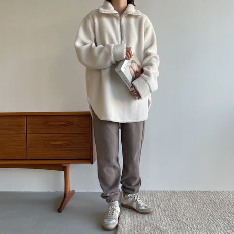 《予約販売》boa zip pullover/2colors_nt1193