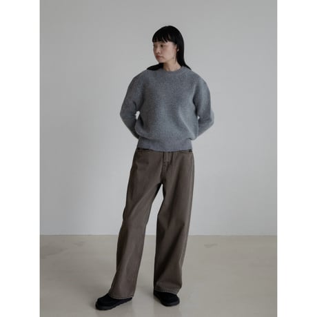 《予約販売》silhouette angora knit pullover/2colors_nt2196