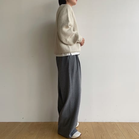 《予約販売》mohair v neck over knit/2colors_nt1855