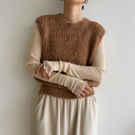 《予約販売》warm knit vest_nt1449
