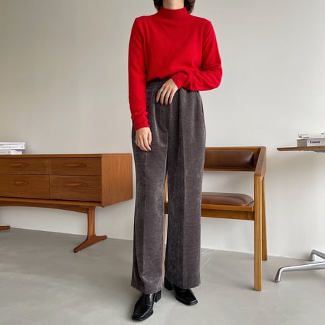 《予約販売》mock neck quality knit/5colors_nt1175