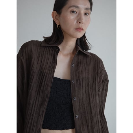 《予約販売》rincl cropped sheer shirt/3colors_nb0315