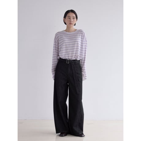 《予約販売》belt set indigo denim pants_nj0181