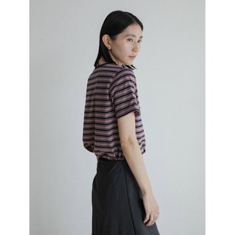 《予約販売》accent color border tee/2colors_nt2310