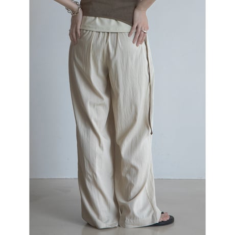 《予約販売》tuck summer light pants/2colors_np1023