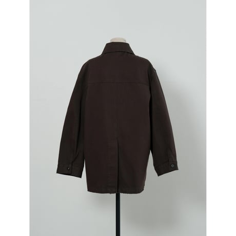 【NOKCHA original】cotton over jacket/brown_no0466