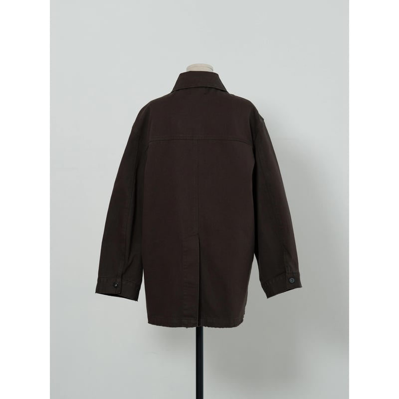 NOKCHA ・original wool over coat NOKCHA original】cotton over jacket/brown_no046