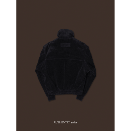 【 RESTOCK 】- AUTHENTIC series - quilting liner real suède jacket/black_an0050