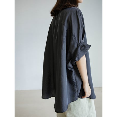 《予約販売》satin 2way shirt/2colors_nb0381