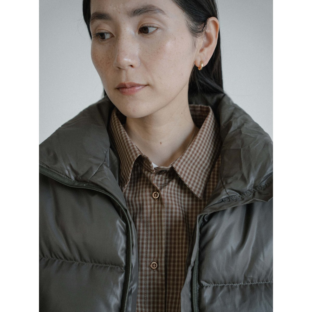 予約販売》2way hoodie padding jacket/2colors_no0483