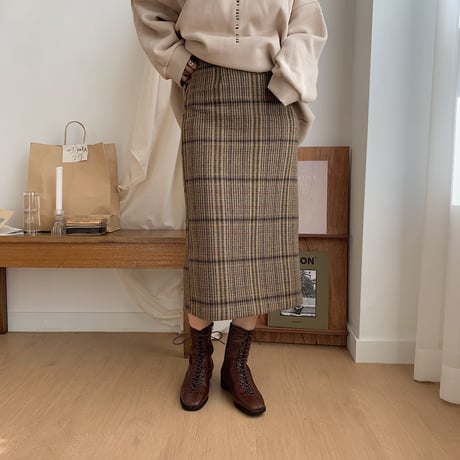 ✳︎予約販売✳︎london check sk/2colors_ns0023