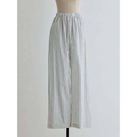 《予約販売》stripe cotton pants/2colors_np1232