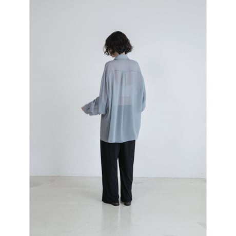 《予約販売》sheer over pocket shirt_nb0392