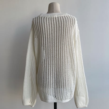《予約販売》mannish low gauge knit/2colors_nt1615