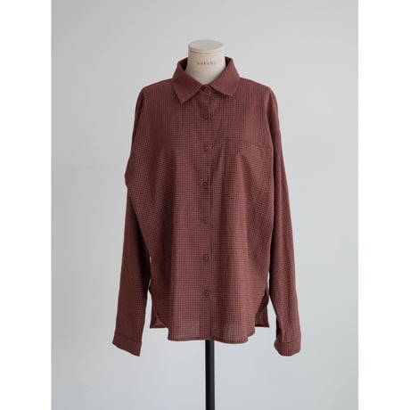 《予約販売》graph check over shirt/2colors_nb0335