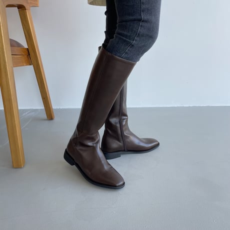 《予約販売》long mannish boots/2colors_na0322