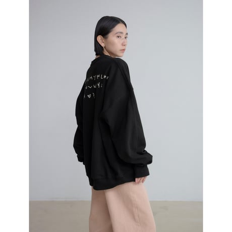 【NOKCHA × MOMO】alphabet sweat pullover/2colors(unisex)_nt2489