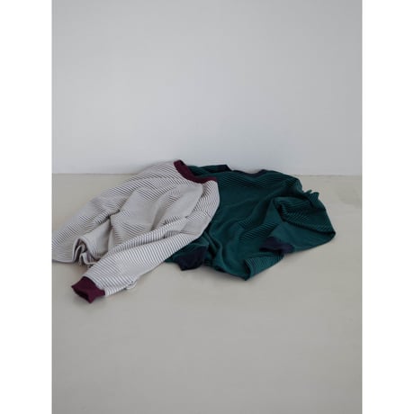 《予約販売》border accent over tee/2colors(unisex)_nt2229