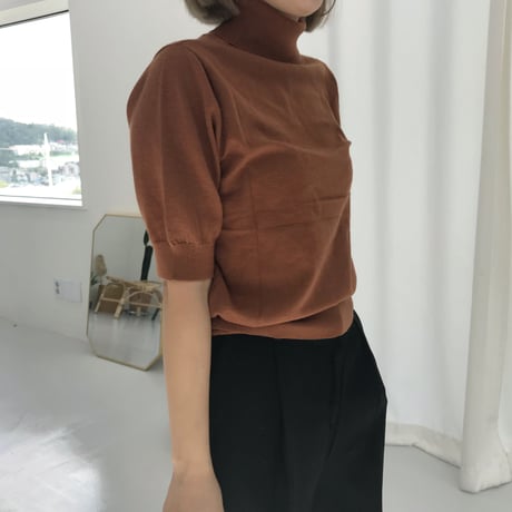 ✳︎予約販売✳︎ハーフスリーブニット/4colors