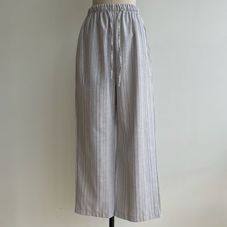《予約販売》stripe linen pants/2colors_np0835