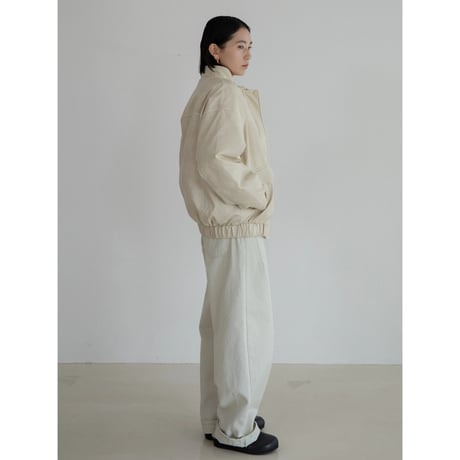 《予約販売》rich mannish oval pants/ ivory_np1073