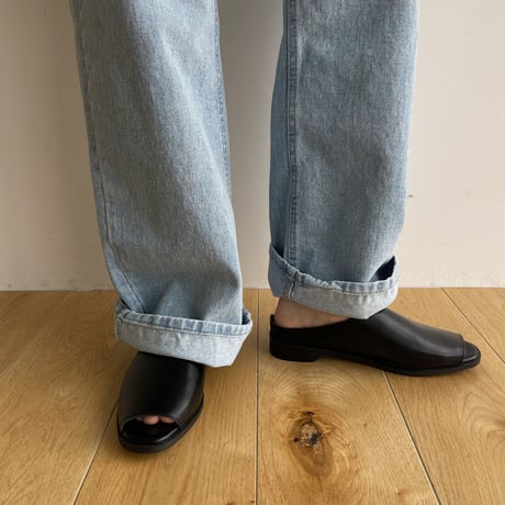 《予約販売》simply flat mule/2colors_na0526