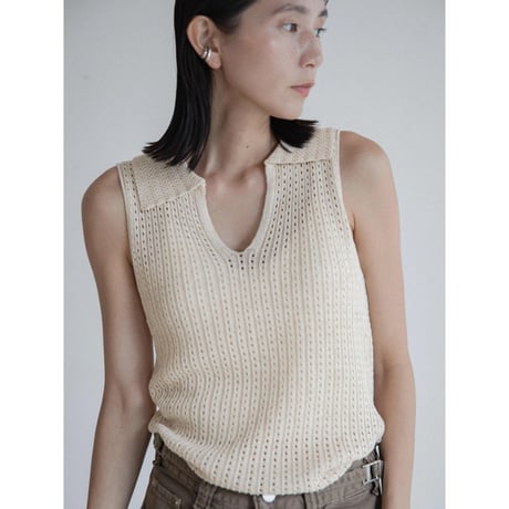 《予約販売》skipper knit sleeveless/2colors_nt2362