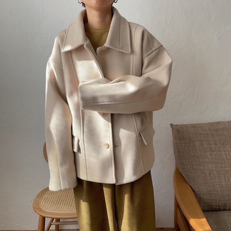 《予約販売》over middle coat/2colors_no0136
