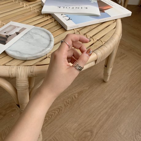 ✳︎予約販売✳︎silver925 rust ring_na0048