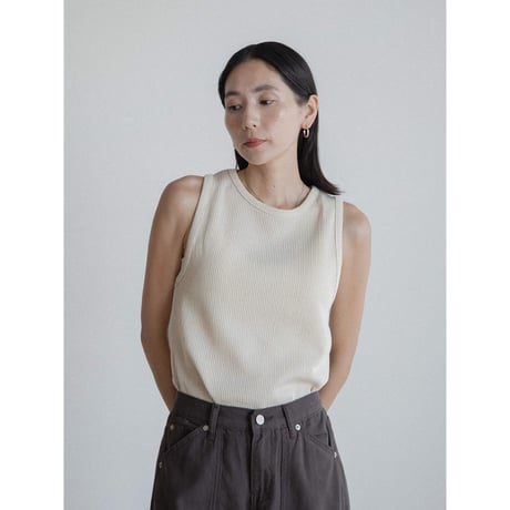 《予約販売》accent material tanktop/2colors_nt2367