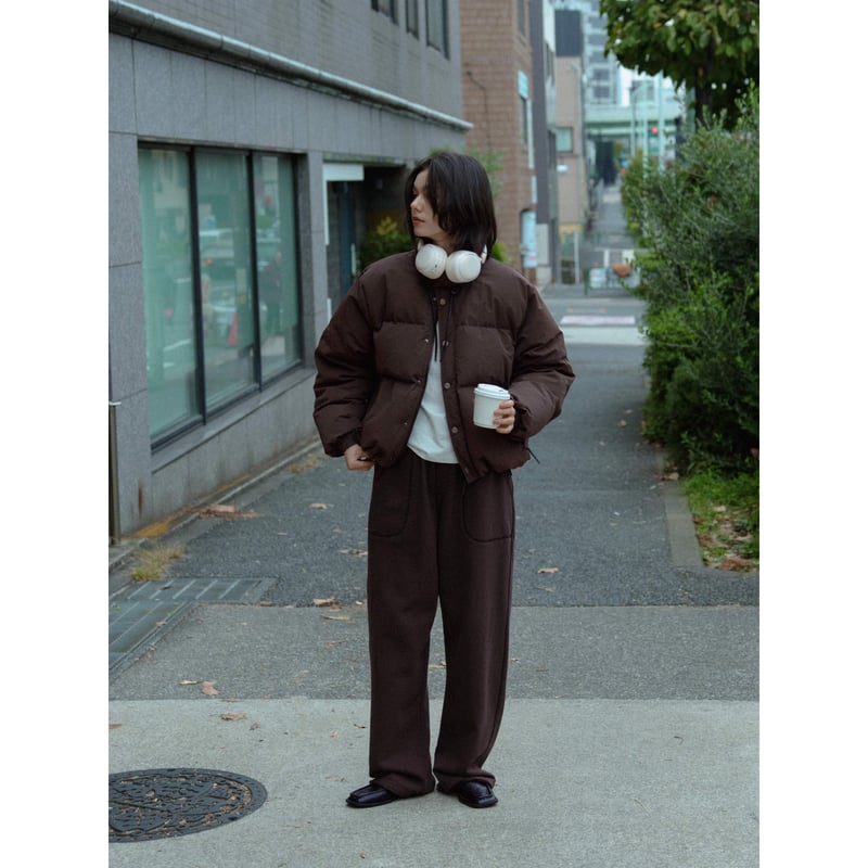 NOKCHA original】mannish down jacket/ash brown_
