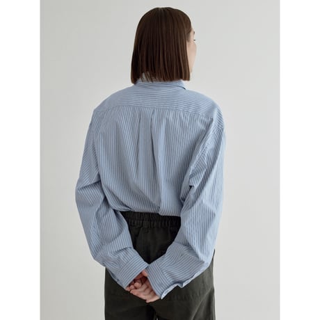 《予約販売》stripe accent shirt/2colors_nb0366
